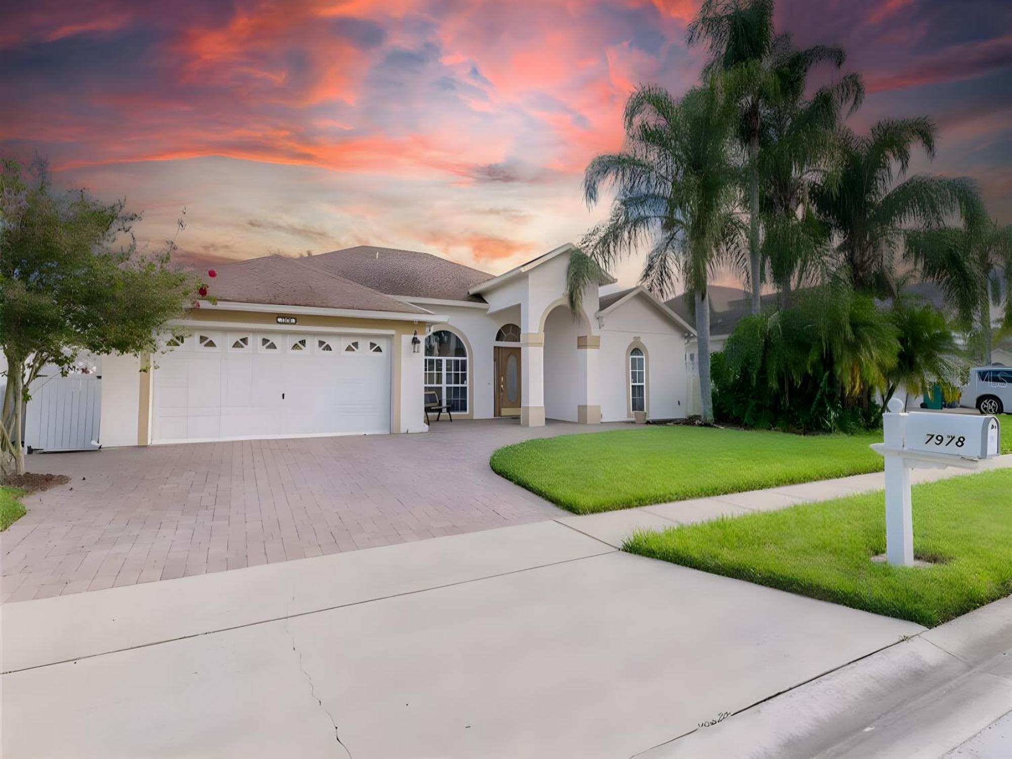 Stunning 5 Bedroom Pool Home Hot Tub 10 Mins To Disney Орландо Екстер'єр фото